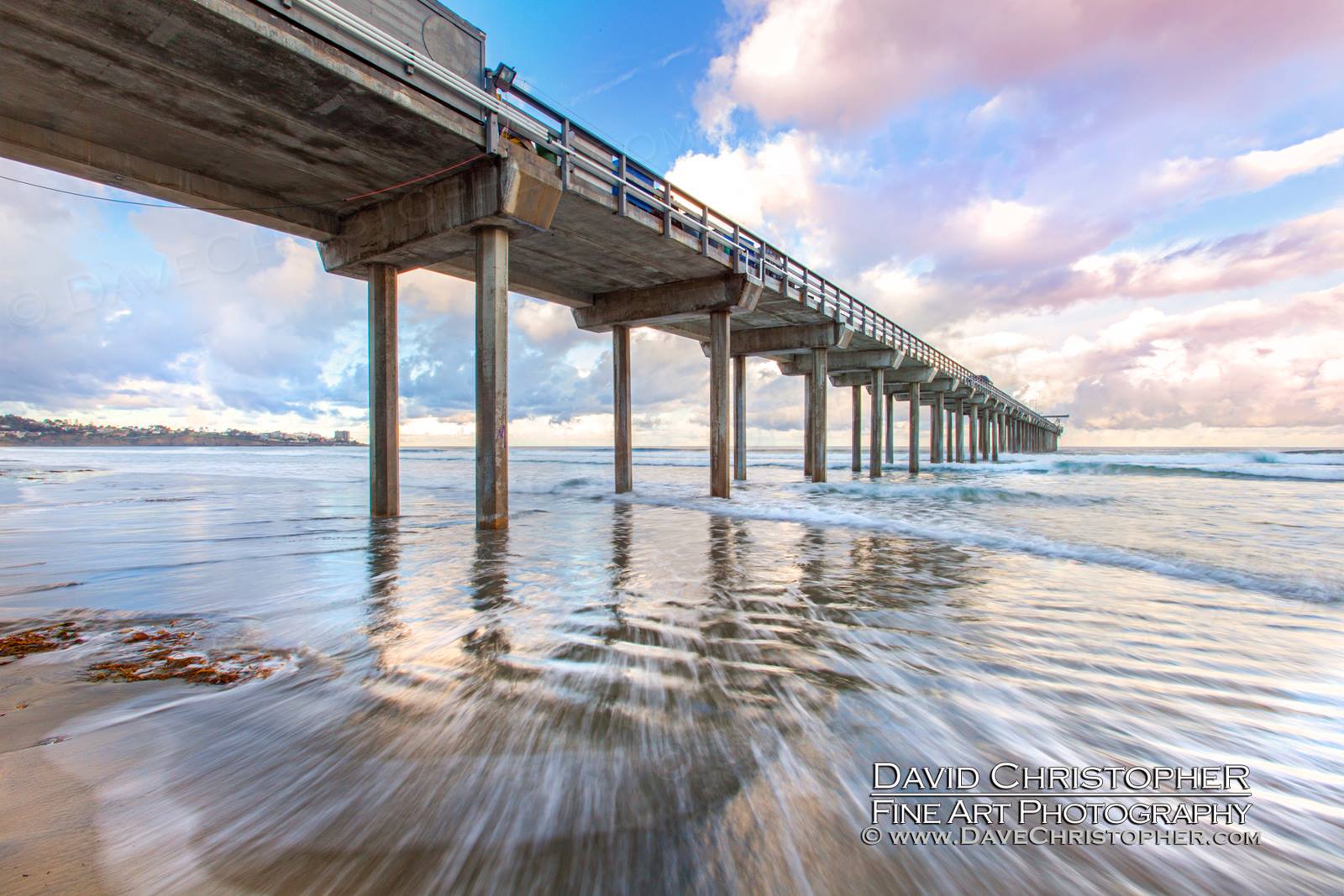 San Diego Landscape Photography David Christopher Scripps Pier La Jolla